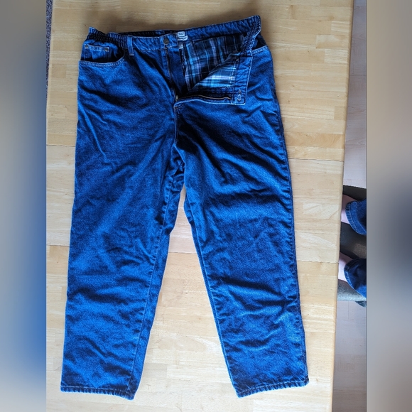 L.L. BEAN lightly insulated relaxed fit jeans SZ 20 -see description- - Picture 1 of 7